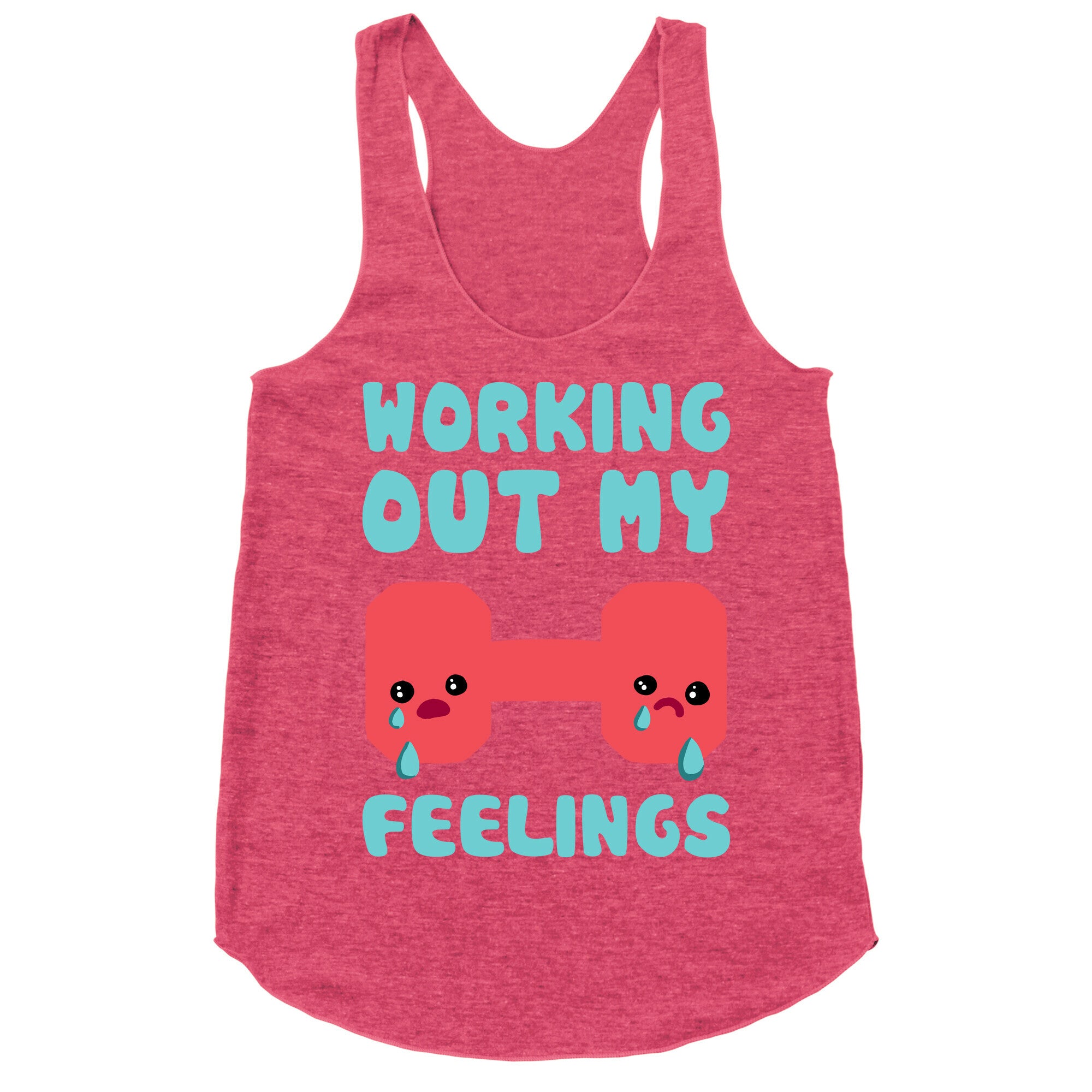 Working Out My Feelings Racerback Tank